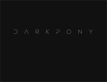 Tablet Screenshot of darkpony.com